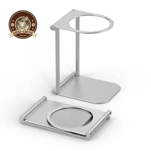 Soporte de aluminio para cafetera portátil 3 en 1