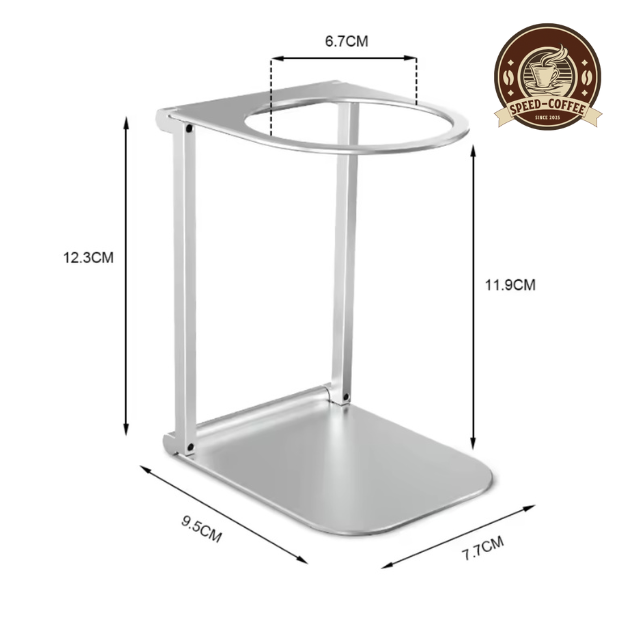 Support en aluminium pour machine a cafe portable 3 en 1